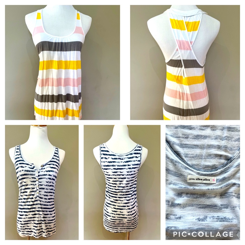 SET OF 2 SMALL NORDSTROM TANKS